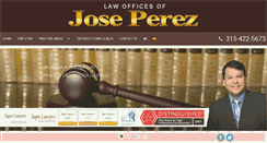 Desktop Screenshot of joseperezyourlawyer.com