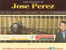 Tablet Screenshot of joseperezyourlawyer.com